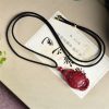 Cinnabar Laughing Buddha Yin Yang Pendant Necklace Cinnabar Laughing Buddha Yin Yang Pendant Necklace