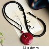 Cinnabar Laughing Buddha Yin Yang Pendant Necklace Cinnabar Laughing Buddha Yin Yang Pendant Necklace