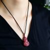 Cinnabar Laughing Buddha Yin Yang Pendant Necklace Cinnabar Laughing Buddha Yin Yang Pendant Necklace