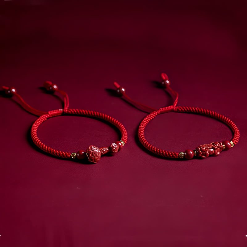 Cinnabar PiXiu Blessing Protection Bracelet Cinnabar PiXiu Blessing Protection Bracelet