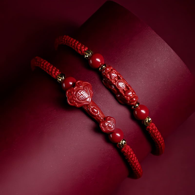 Cinnabar PiXiu Blessing Protection Bracelet Cinnabar PiXiu Blessing Protection Bracelet