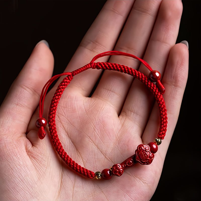 Cinnabar PiXiu Blessing Protection Bracelet Cinnabar PiXiu Blessing Protection Bracelet