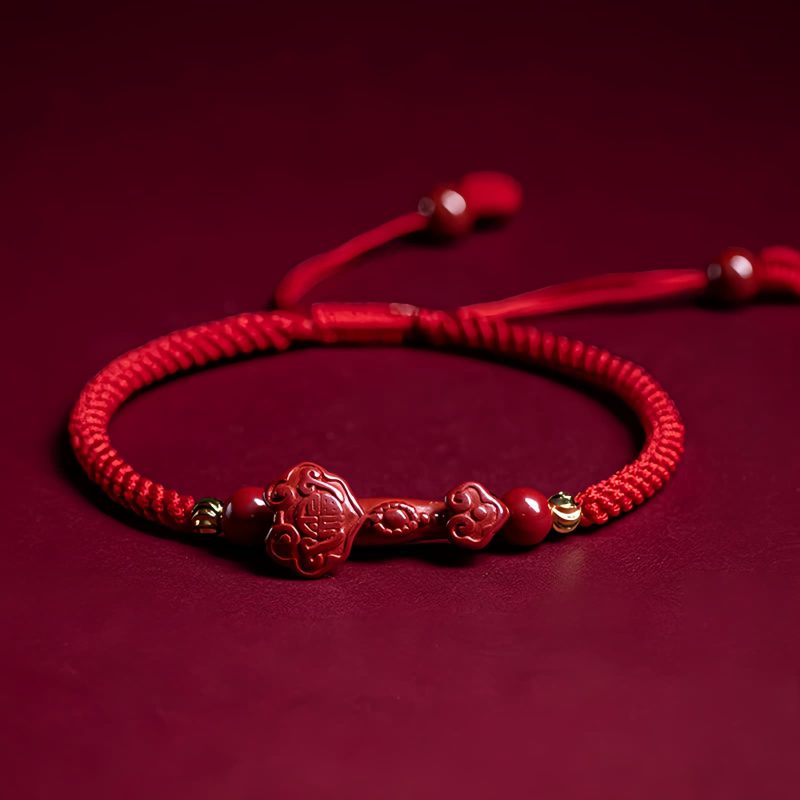 Cinnabar PiXiu Blessing Protection Bracelet Cinnabar PiXiu Blessing Protection Bracelet