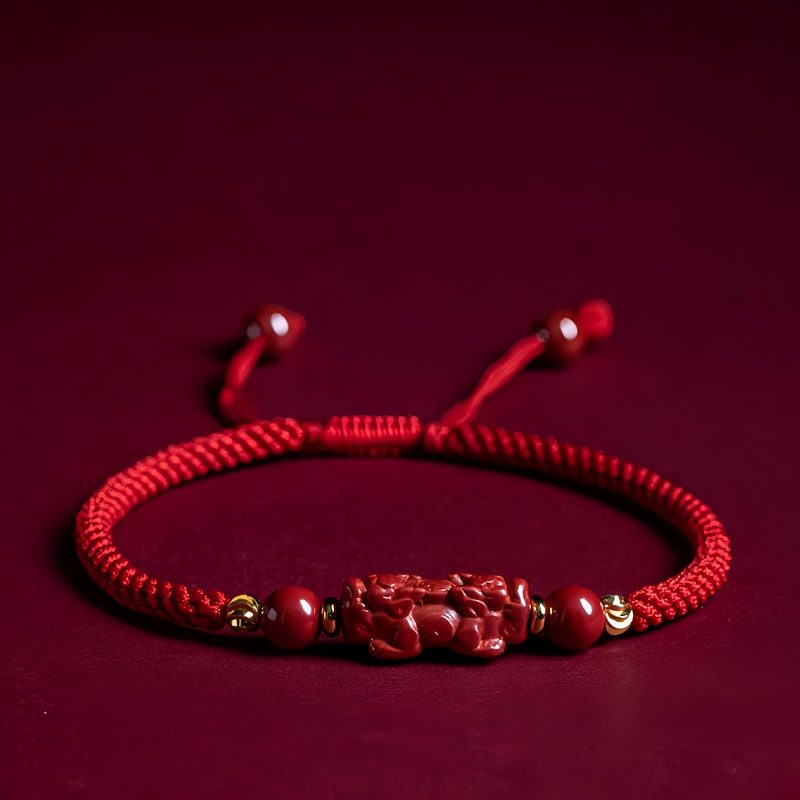 Cinnabar PiXiu Blessing Protection Bracelet Cinnabar PiXiu Blessing Protection Bracelet