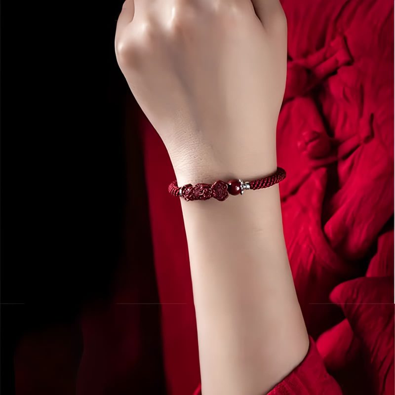 Cinnabar Pixiu Wealth Attraction Bracelet Cinnabar Pixiu Wealth Attraction Bracelet