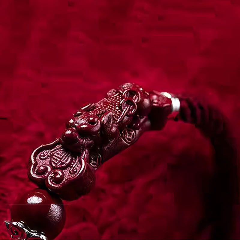 Cinnabar Pixiu Wealth Attraction Bracelet Cinnabar Pixiu Wealth Attraction Bracelet