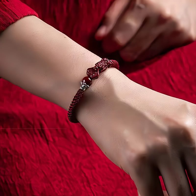 Cinnabar Pixiu Wealth Attraction Bracelet Cinnabar Pixiu Wealth Attraction Bracelet