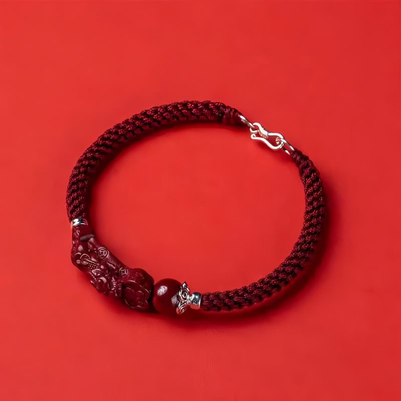 Cinnabar Pixiu Wealth Attraction Bracelet Cinnabar Pixiu Wealth Attraction Bracelet