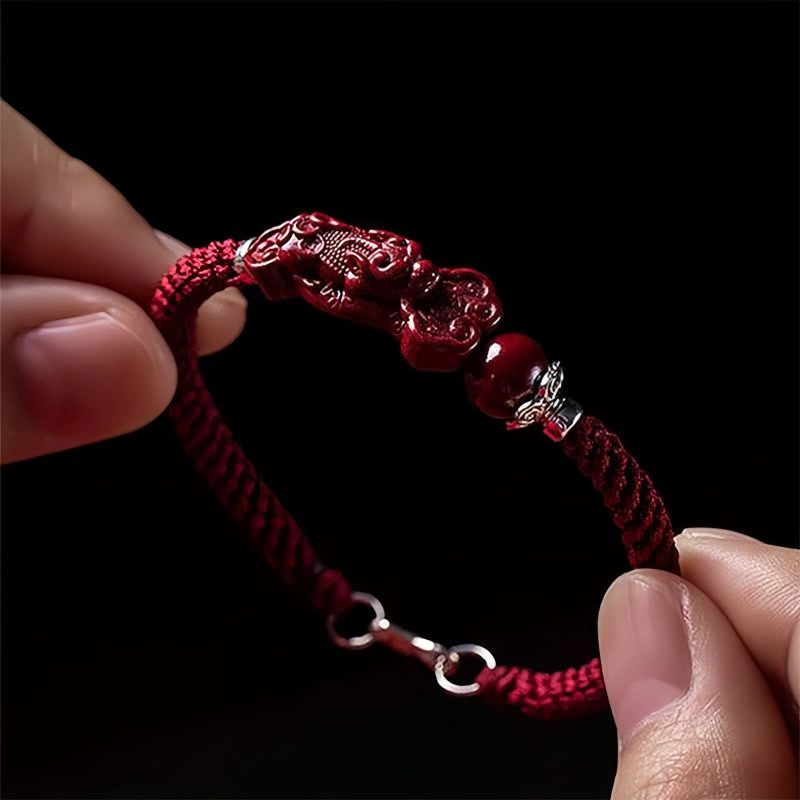 Cinnabar Pixiu Wealth Attraction Bracelet Cinnabar Pixiu Wealth Attraction Bracelet
