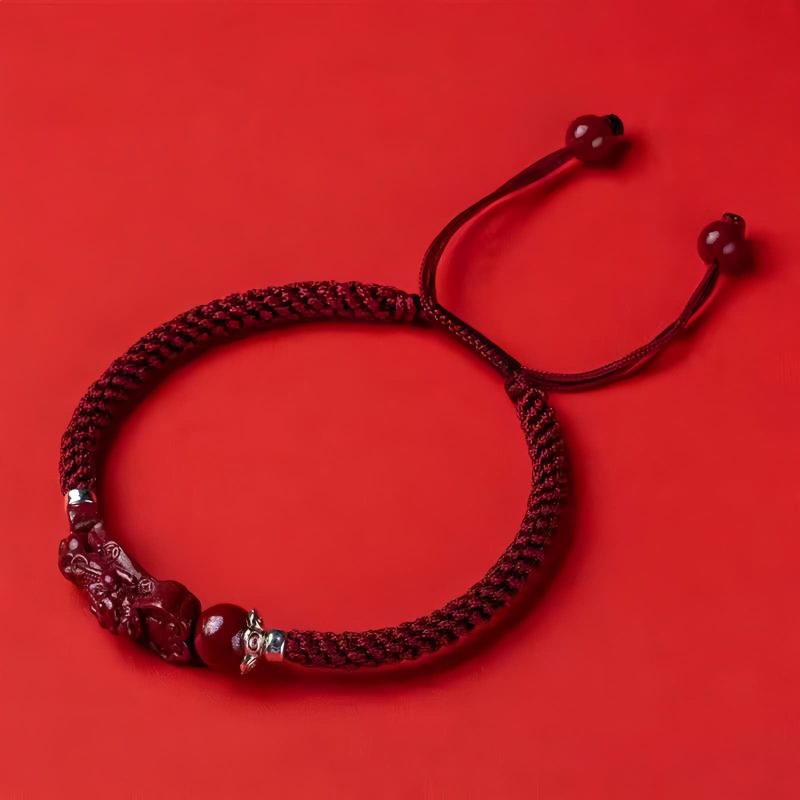 Cinnabar Pixiu Wealth Attraction Bracelet Cinnabar Pixiu Wealth Attraction Bracelet