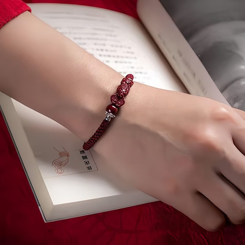 Cinnabar Pixiu Wealth Attraction Bracelet Cinnabar Pixiu Wealth Attraction Bracelet
