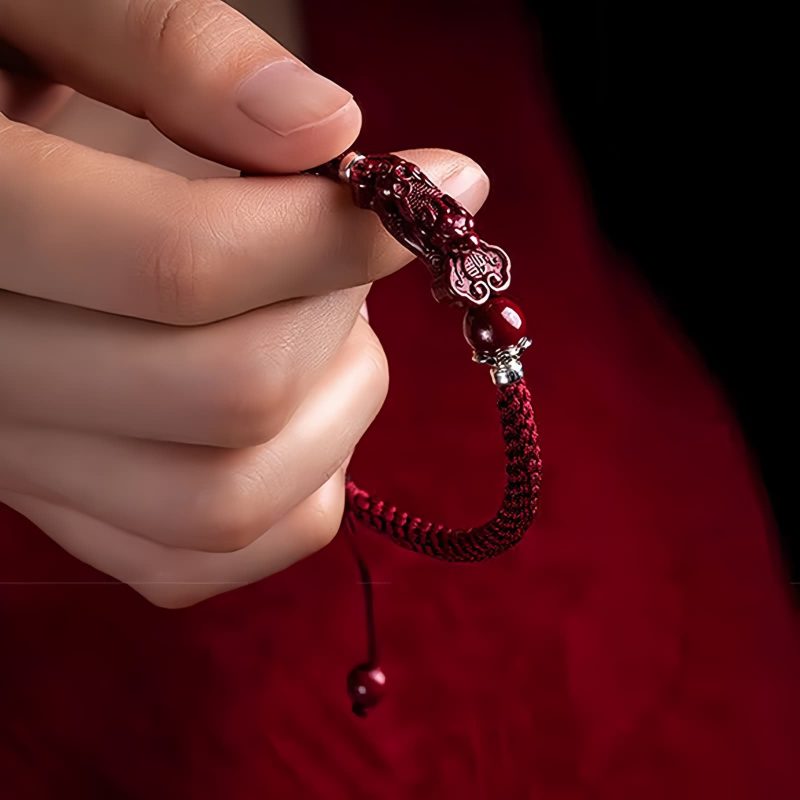 Cinnabar Pixiu Wealth Attraction Bracelet Cinnabar Pixiu Wealth Attraction Bracelet