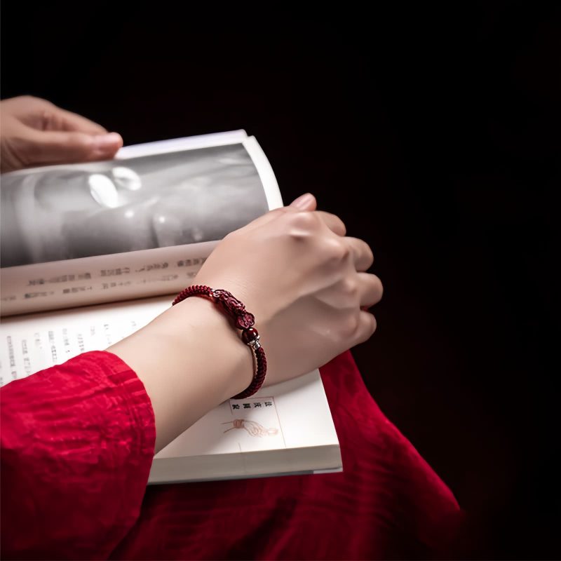 Cinnabar Pixiu Wealth Attraction Bracelet Cinnabar Pixiu Wealth Attraction Bracelet