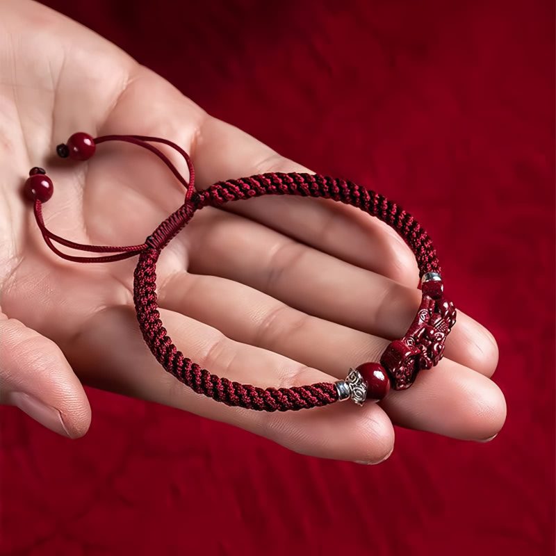 Cinnabar Pixiu Wealth Attraction Bracelet Cinnabar Pixiu Wealth Attraction Bracelet