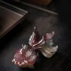 Figura de Resina de Peixe Koi que Muda de Cor Color Changing Koi Fish Resin Figurine