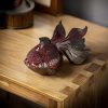 Figura de Resina de Peixe Koi que Muda de Cor Color Changing Koi Fish Resin Figurine