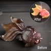 Figura de Resina de Peixe Koi que Muda de Cor Color Changing Koi Fish Resin Figurine