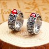 Copper Garnet PiXiu Wealth Adjustable Ring Copper Garnet PiXiu Wealth Adjustable Ring