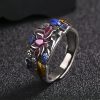 Copper Koi Fish Lotus Luck Ring Copper Koi Fish Lotus Luck Ring