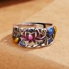 Copper Koi Fish Lotus Luck Ring Copper Koi Fish Lotus Luck Ring