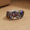 Copper Koi Fish Lotus Luck Ring Copper Koi Fish Lotus Luck Ring