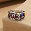 Copper Koi Fish Lotus Luck Ring Copper Koi Fish Lotus Luck Ring