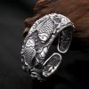 Copper Plated Silver Koi Fish Lotus Wealth Bracelet Copper Plated Silver Koi Fish Lotus Wealth Bracelet