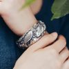 Copper Plated Silver Koi Fish Lotus Wealth Bracelet Copper Plated Silver Koi Fish Lotus Wealth Bracelet