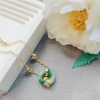 Cyan Jade Koi Fish Harmony Bracelet Cyan Jade Koi Fish Harmony Bracelet