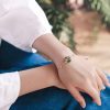 Cyan Jade Koi Fish Harmony Bracelet Cyan Jade Koi Fish Harmony Bracelet