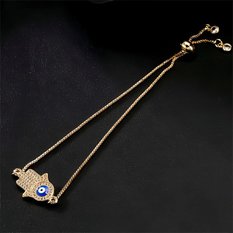 Pulsera de Cobre Contra el Mal de Ojo para la Valentía Evil Eye Copper Courage Bracelet