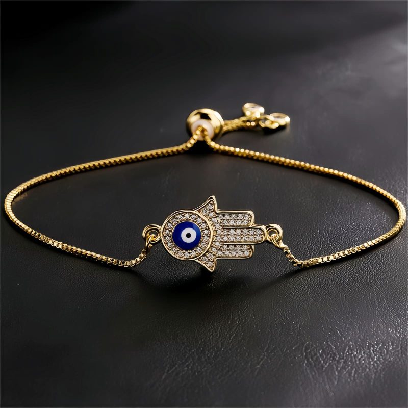 Pulsera de Cobre Contra el Mal de Ojo para la Valentía Evil Eye Copper Courage Bracelet