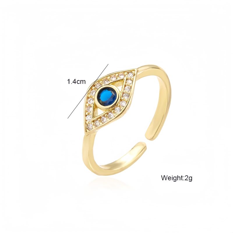 Evil Eye Copper Protection Ring Evil Eye Copper Protection Ring