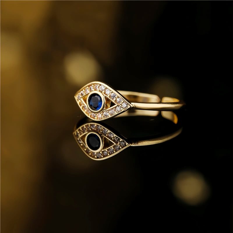 Evil Eye Copper Protection Ring Evil Eye Copper Protection Ring
