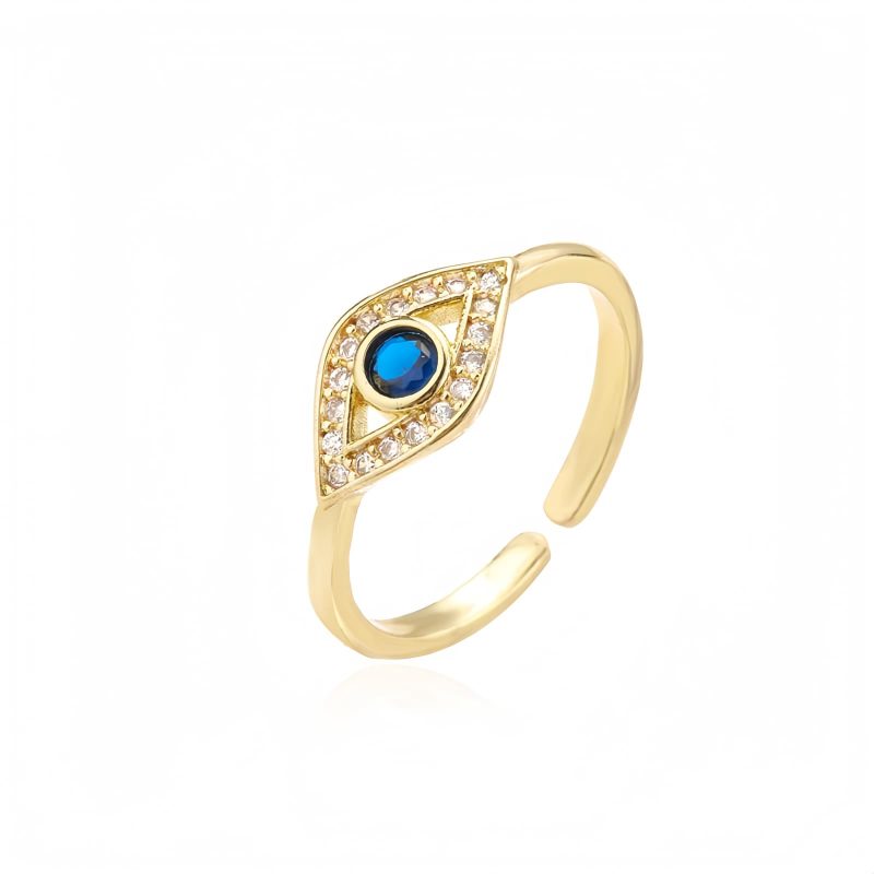 Evil Eye Copper Protection Ring Evil Eye Copper Protection Ring