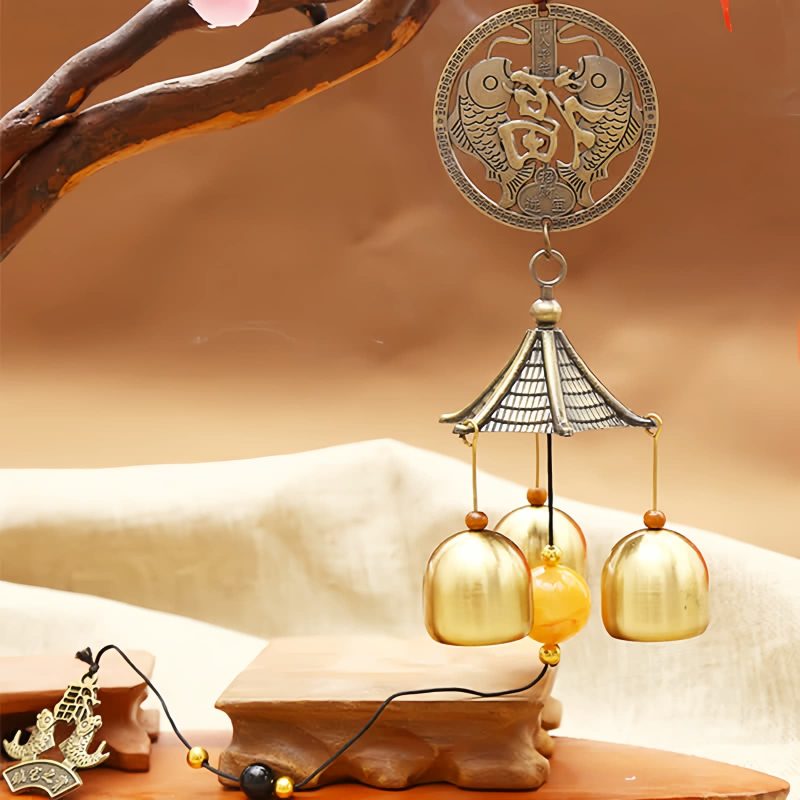 Feng Shui Copper Koi Fish Wind Chime Feng Shui Copper Koi Fish Wind Chime