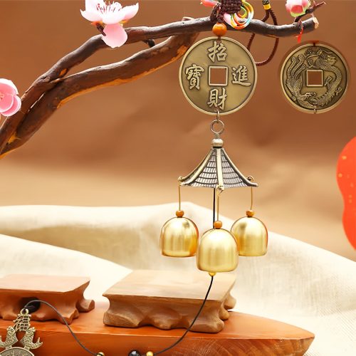 Feng Shui Copper Koi Fish Wind Chime