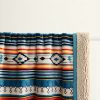 Manta Geométrica de Textura Macia Geometric Soft Throw Blanket