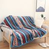 Manta Geométrica de Textura Macia Geometric Soft Throw Blanket