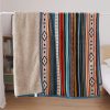 Manta Geométrica de Textura Macia Geometric Soft Throw Blanket