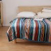 Manta Geométrica de Textura Macia Geometric Soft Throw Blanket