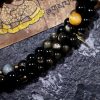 Gold Sheen Obsidian Tiger Eye Wealth Bracelet Gold Sheen Obsidian Tiger Eye Wealth Bracelet