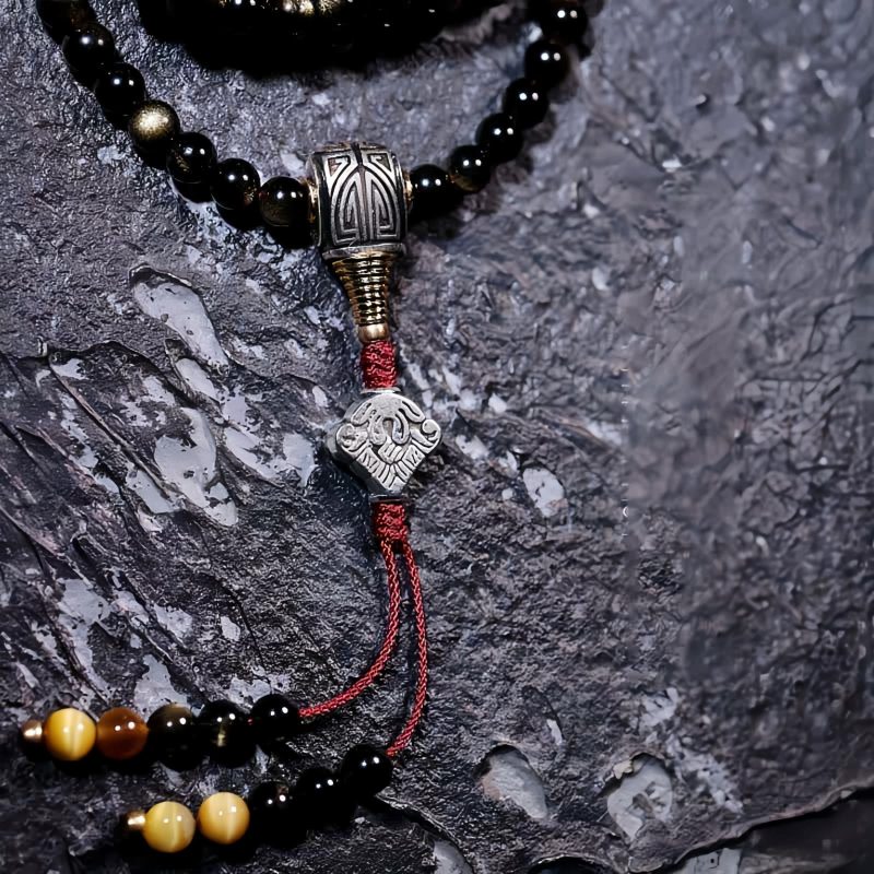 Gold Sheen Obsidian Tiger Eye Wealth Bracelet Gold Sheen Obsidian Tiger Eye Wealth Bracelet