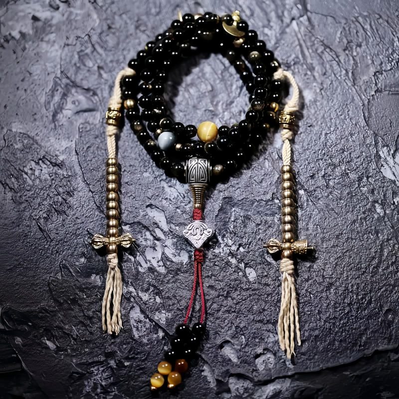 Gold Sheen Obsidian Tiger Eye Wealth Bracelet Gold Sheen Obsidian Tiger Eye Wealth Bracelet
