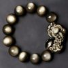 Golden Obsidian PiXiu Protection Bracelet Golden Obsidian PiXiu Protection Bracelet