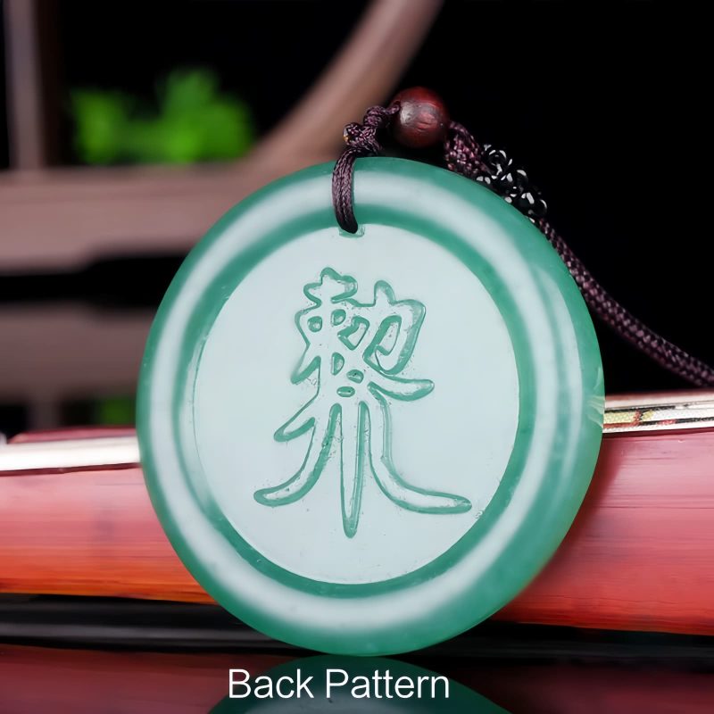 Green Aventurine Yin Yang Pendant Necklace Green Aventurine Yin Yang Pendant Necklace