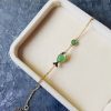 Green Chalcedony Koi Fish Strength Bracelet Green Chalcedony Koi Fish Strength Bracelet