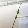 Green Chalcedony Koi Fish Strength Bracelet Green Chalcedony Koi Fish Strength Bracelet