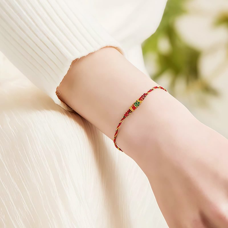 Pulsera Koi de la Fortuna Hecha a Mano Handcrafted Koi Fish Wealth Bracelet