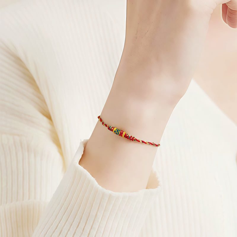 Pulsera Koi de la Fortuna Hecha a Mano Handcrafted Koi Fish Wealth Bracelet